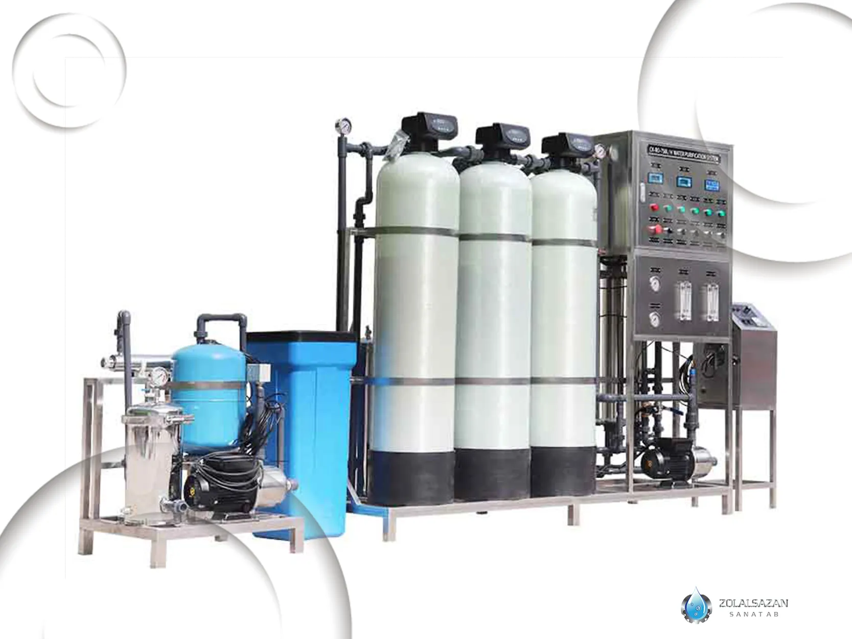 دستگاه تصفیه آب صنعتی (zolalsazan.com)